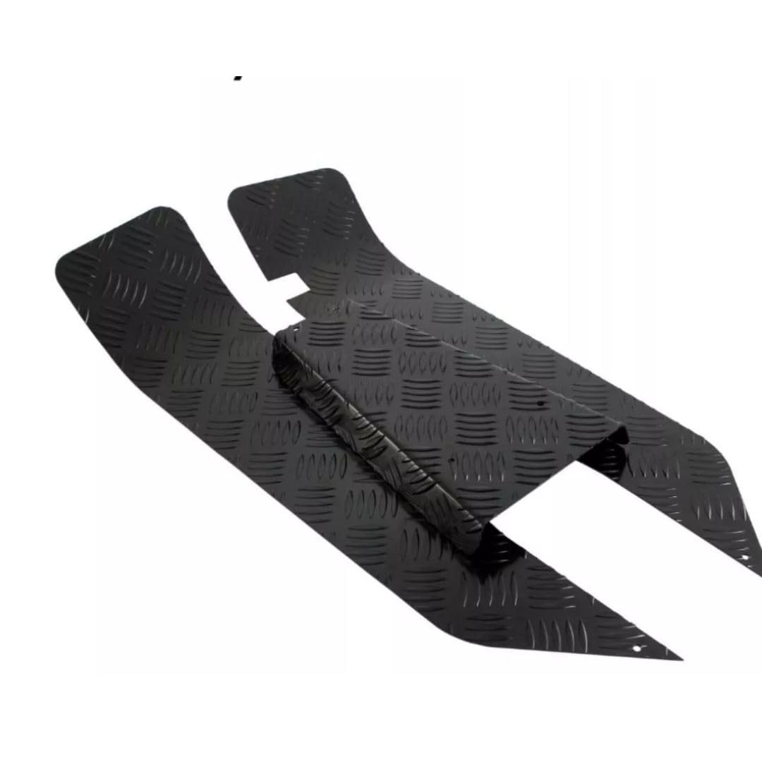 SIP Set pedane in alluminio mandorlato Vespa PK50-125 nere