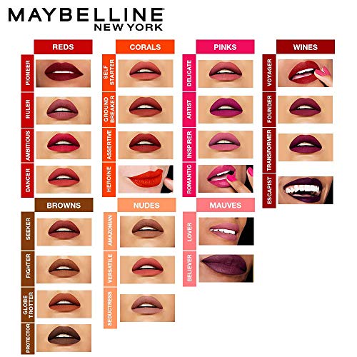 Image of Maybelline New York Super Stay Matte Ink Liquid Lipstick, 55 Driver, 5g