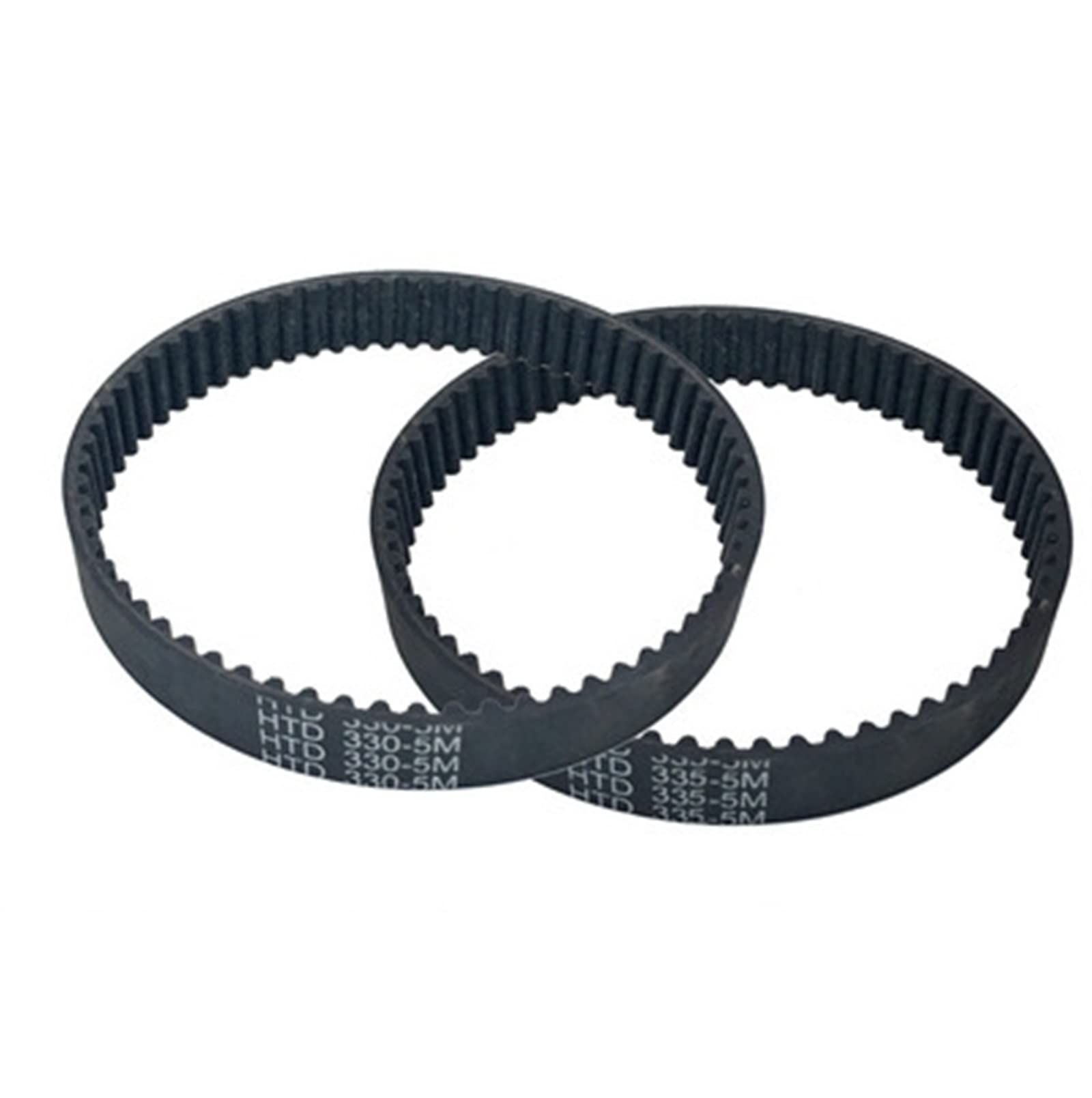 PJinloog-distributieriem HTD310-5M HTD315-5M HTD320-5M HTD325-5M HTD330-5M HTD335-5M HTD340-5M HTD345-5M, Rubber distributieriem Zwart Precieze maat (Kleur: HTD315 5M, Maat: 10mm