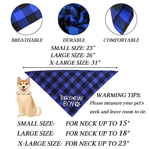 STMK Dog Birthday Party Supplies, Multi Sizes Dog Birthday Bandana Boy Dog Birthday Hat with Numbers Bow Tie Birthday Banner LETS PAWTY Balloons for Small Medium Dogs Pets (Small, Blue) STMK Dog Birthday Party Supplies, Multi Sizes Dog Birthday Bandana Boy Dog Birthday Hat with Numbers Bow Tie Birthday Banner LETS PAWTY Balloons for Small Medium Dogs Pets (Small, Blue)