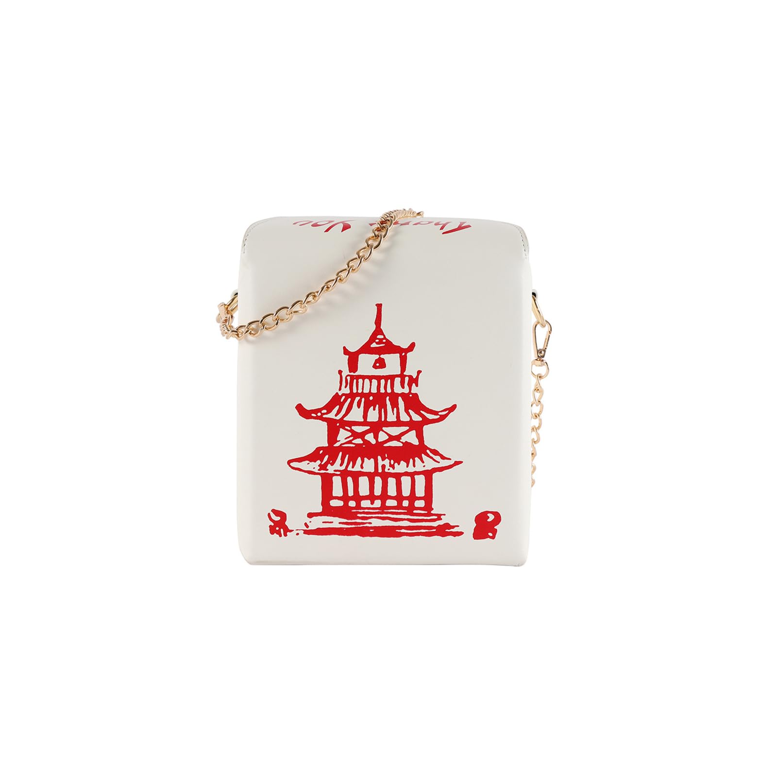 Sac de mode blanc polyvalent avec deux sangles amovibles pour épaule et main