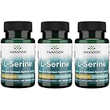 Swanson Ajipure L-Serine Pharmaceutical USP Grade High Purity Amino Acid Supplement Cognitive...