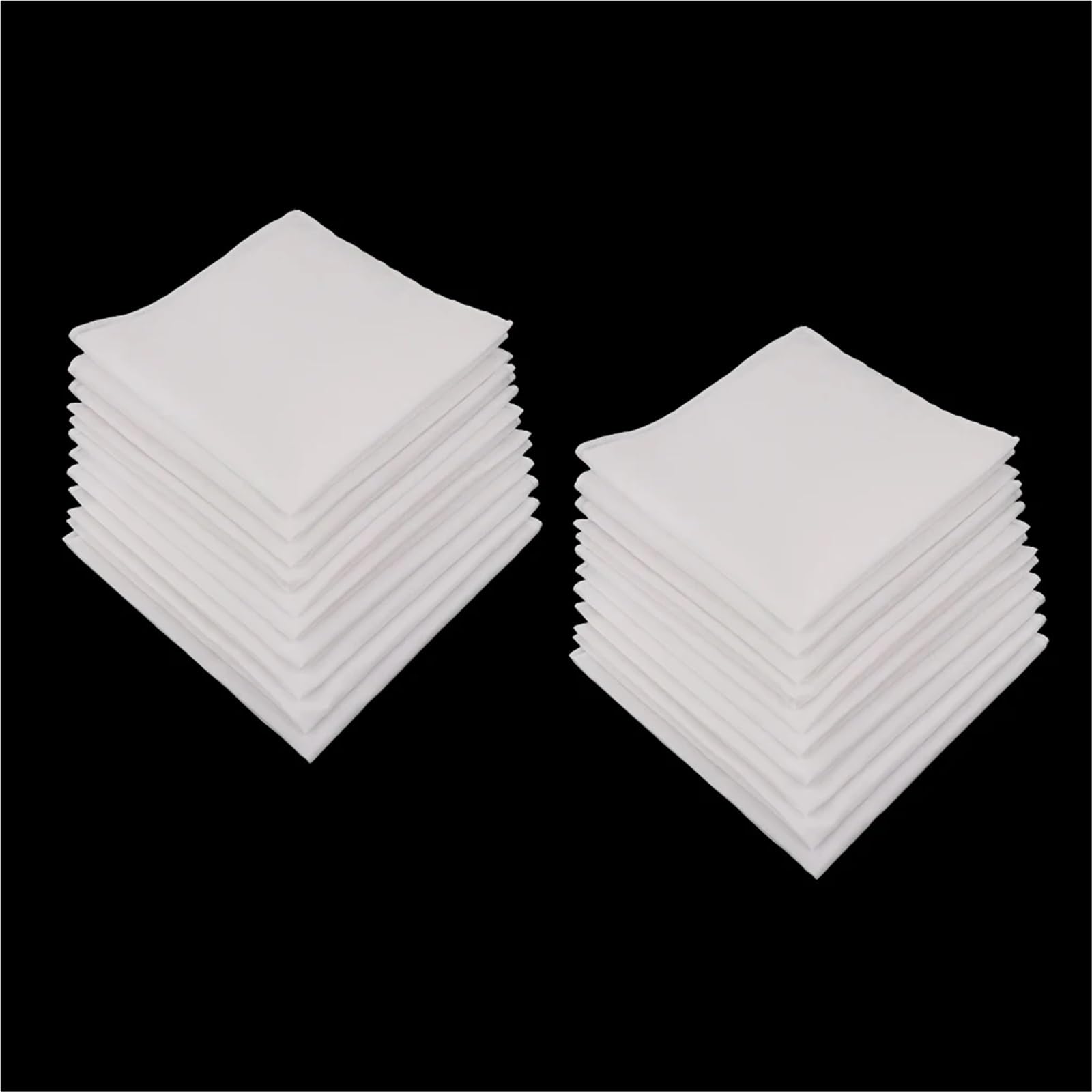 Taschentücher 20 Stück weiße Taschentücher aus Baumwolle for Damen und Herren, 28 x cm