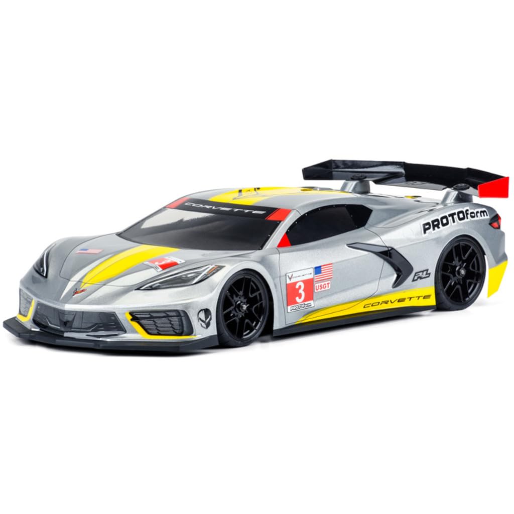 Proline Protoform Chevrolet Corvette C8 Clear Body 190mm