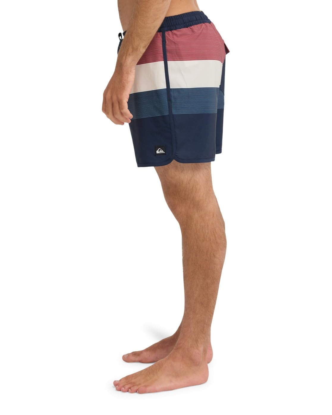 Quiksilver Stretch Scallop Volley 16" - Short de Natación - Hombre - Azul.