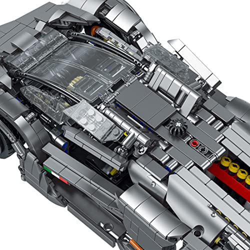 Tosbes Technik Sportwagen Modell Bausteine, 1:14 Supercar for Lamborghini Konzeptauto, 1512 Teile Sportwagen Baustein… – Bild 7