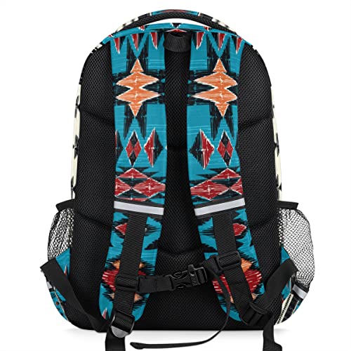 Ethnic Aztec School Backpack for Boys Girls TeensAztec Geometric College Students Backpack Laptop Backpack Travel Backpacks Bookbag Daypack3