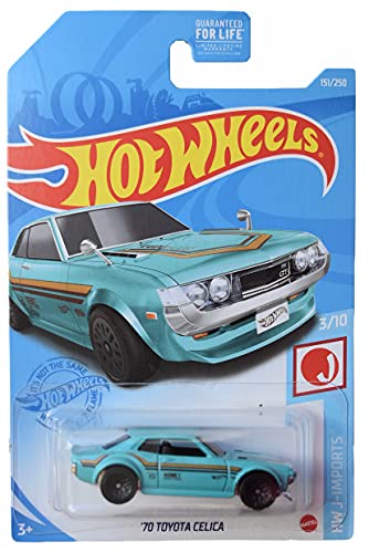 Hot Wheels '70 Toyota Celica, Teal 151/250 J-Imports miniatura 1