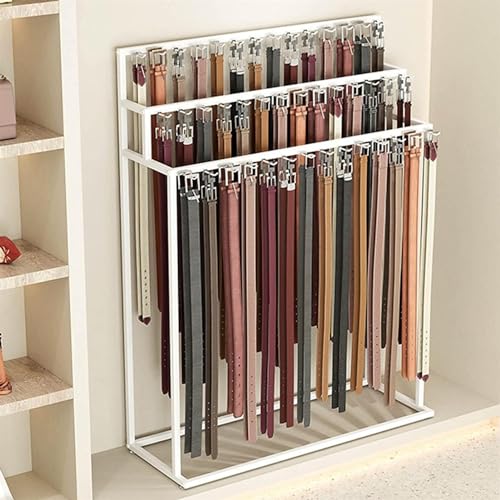 Crochet de suspension pour ceintures et support de cravate mobile à 3 couches