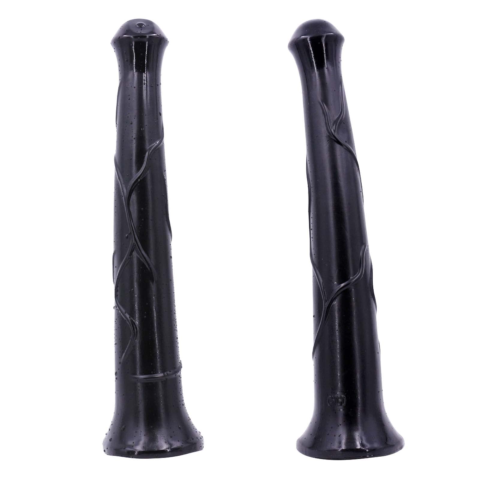 Super Long Horse Dildo 17inch Huge Big Cock Thick Animal Dildo Giant Anal Plug Adult Sex Toys for Men and Couples (Black): Black