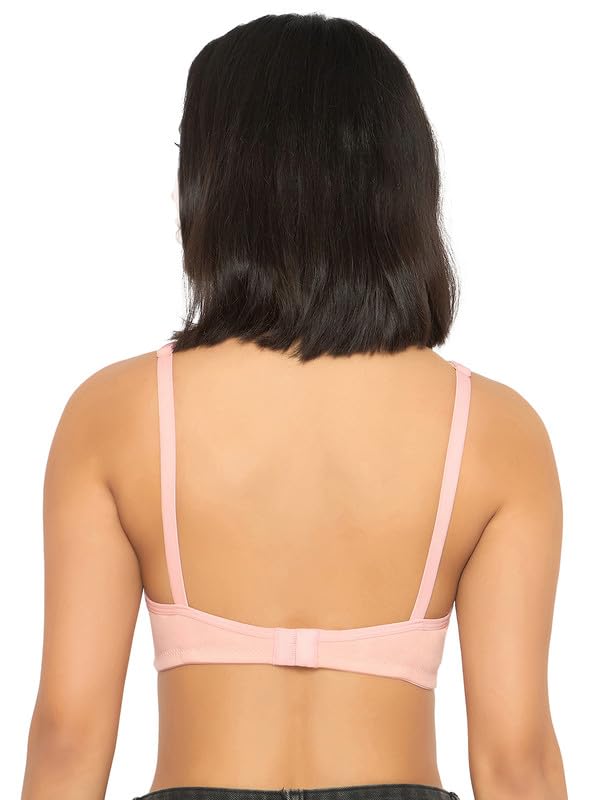 Image of Clovia Women's Cotton Solid Non-Padded Full Cup Wire Free T-Shirt Bra
