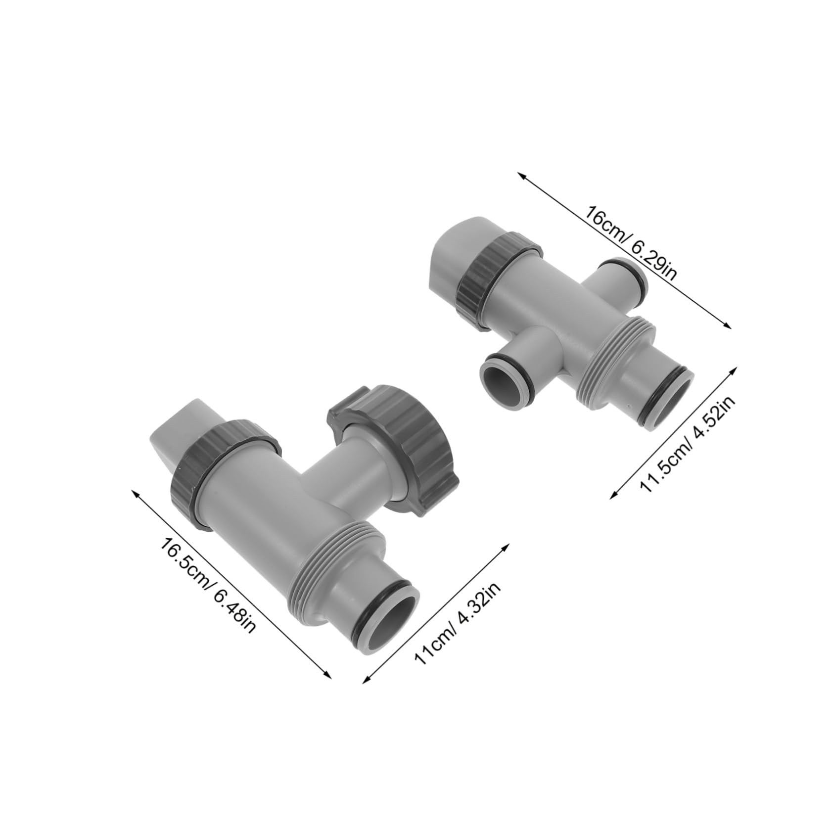 Conjunto de Válvulas de Émbolo para Piscina Repuesto para Sistema de Bomba y Manguera Instalación Fácil Control de Agua y Conexión Hermética para Filtración Segura
