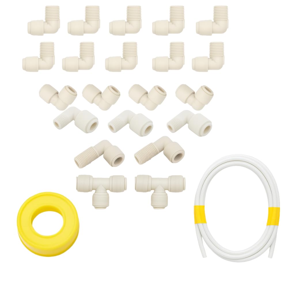IONIX Plastic Psi Pack Connectors For Ro Uv Uf Pipes Tubes Water Filters Purifiers, White, 3 In-image-5
