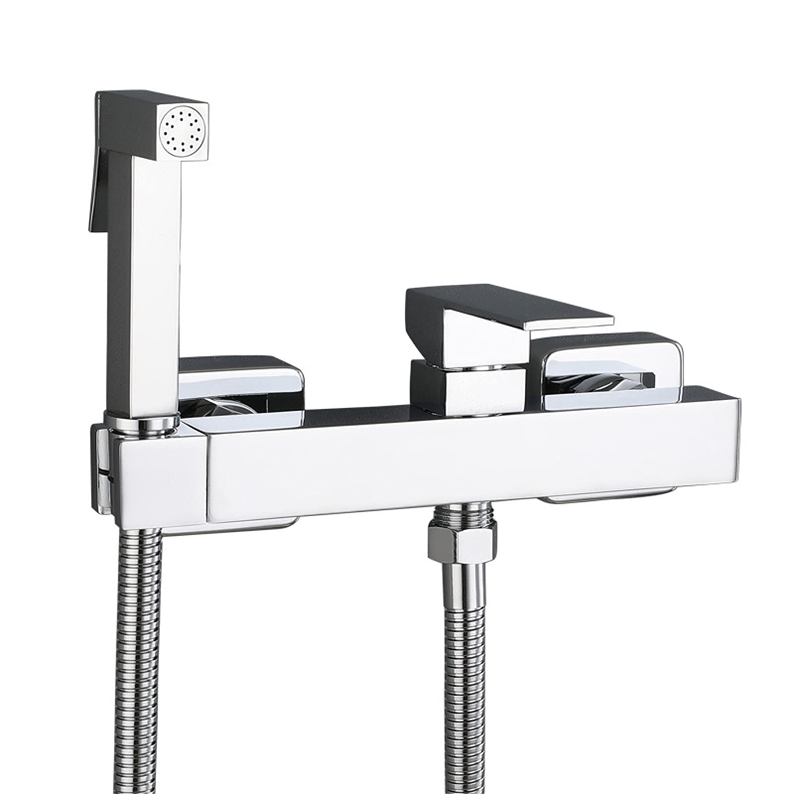 Pulvérisateur de bidet chromé pour hygiène personnelle WC
