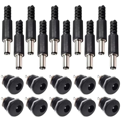 Alimentation CC mâle et femelle 5.5mm x 2.5mm pour réparer vos luminaires LED à la maison