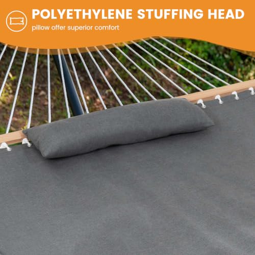 Image of Lazy Daze 12 FT Sunbrella Fabric Hammock, Non-Fading Double Outdoor Hammock