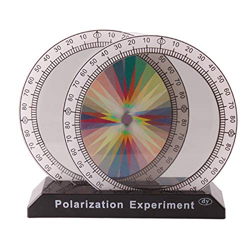 Polarization Demonstrator, Student Experiment Teaching aid, Physics and Optics Test Instrument Set, Color Polarizer Experiment Device, Polarizer Teaching Instrument,