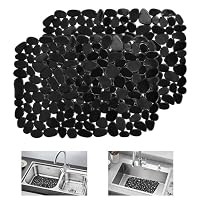 KYYGKY 2 PCS Tapis D'Évier En Plastique 40x30cm - Protection Évier Cuisine Transparent Antidérapant