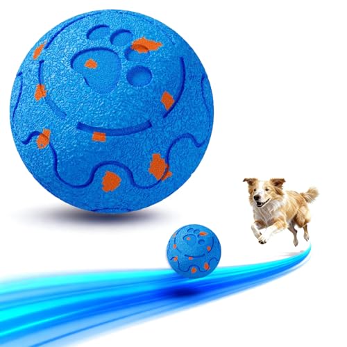 Interactive Dog Ball Toy, Automatic Moving & Rolling Dog Toy with 3 Modes, Motion Activated Smart Dog Toy Ball for M/L Dogs, USB Rechargeable, E-TPU Chew Resistant Pet Toy for Indoor & Outdoor Dogs