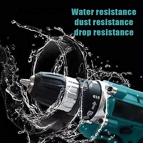 Akku-starker wiederaufladbarer Schraubendreher mit Zubehör-Kit 2 Bohrschrauber mit Variabler Drehzahl zum Schrauben, Befestigen und leichten Bohren von Holz und Kunststoffen – Bild 4