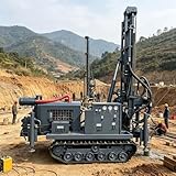 Crawler Hydraulische Bohrlochbohranlage mit Schlammpumpe für Wasserbrunnenbau und Bewässerungsprojekte, 150 m bis 300 m Tiefenbereich, strapazierfähig, anpassbare Optionen erhältlich