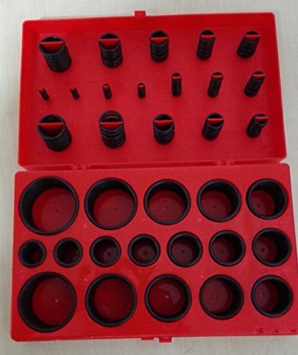 Rubber O Ring Set Box, Nitrile Material, NBR O Ring Set Case, 407 Pcs, 32 Sizes