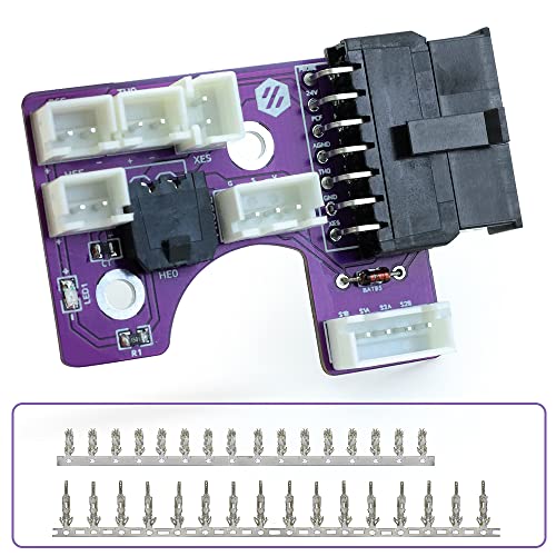 3D Printer Voron V2.4 Extruder Afterburner Toolhead PCB Board,BAT85 Diode Cavity Temperature Sensitive with Terminal for Voron 2.4 Afterburner