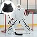 Ice Hockey Neck Guard with Padded Protection, Adjustable Collar for Athletes, 900D Oxford Fabric, Breathable Mesh, Fits 10.2-13.8 Inches