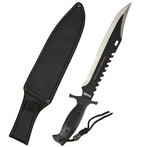 Faca Bowie Saber Unknown de 40,64 cm – Aço inoxidável