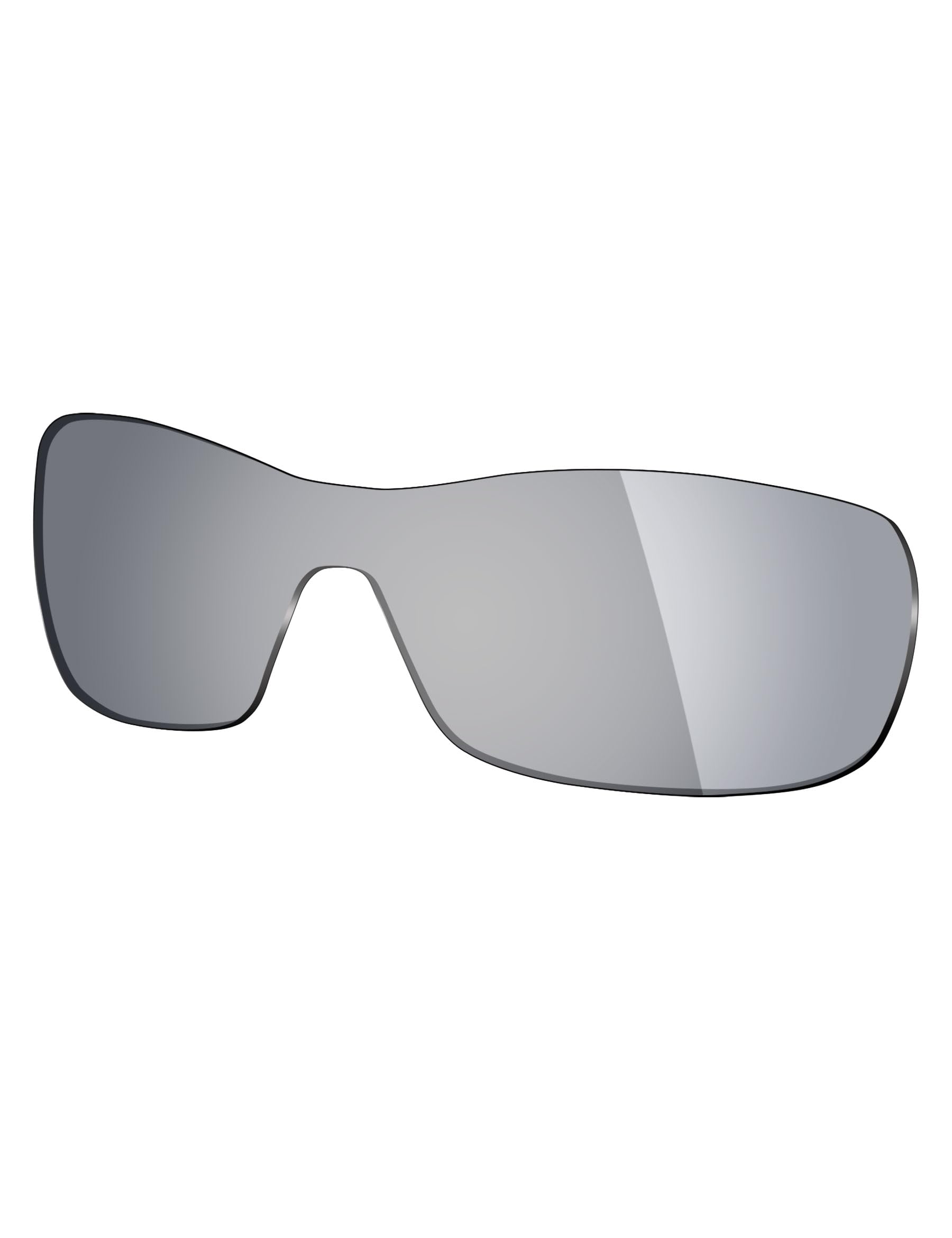 Mryok Men's Polarized - Silver Titanium Polarized Replacet Lenses For Oakley Antix - Silver Titanium