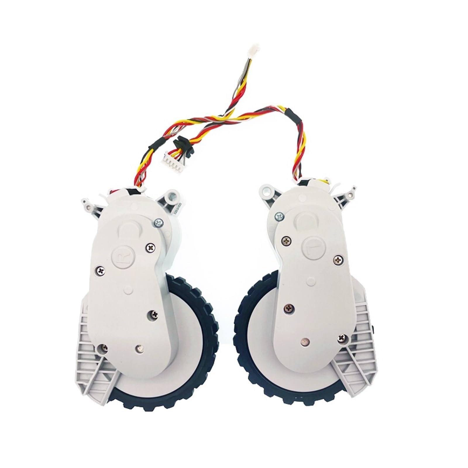VIXWDRUTY Drive Wheel Module，Compatible For Mijia，Robot Mop 2 Pro/Mop 2 Lite/MJSTL / MJST1S Vacuum Cleaner L+R Wheels Replacement(2pcs)