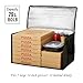 Bodaon 3-Pack Insulated Food Delivery Bag, XXXL Pizza Cooler Bags, Rideshare Delivery Bag, Thermal Cold/Hot Styrofoam Carrier for Catering/Shopping/Travel/Car, Warmer/Frozen