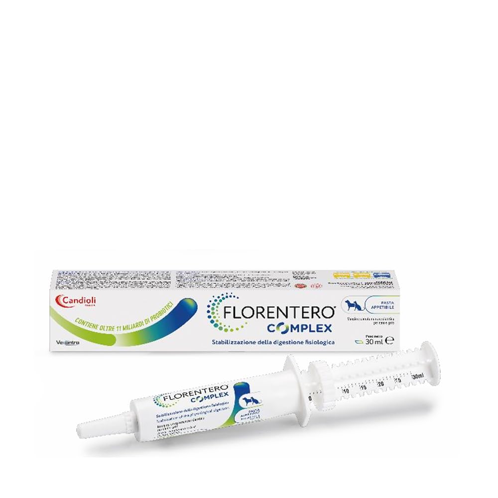 Florentero Complex pasta 30 ml, mangime complementare per cani e gatti per la stabilizzazione della digestione fisiologica