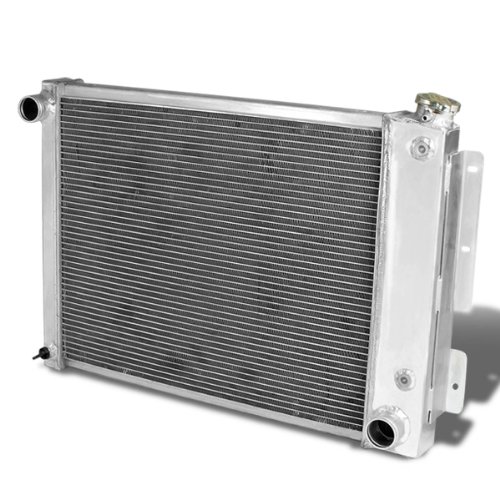 Image of DNA Motoring RA-CAMARO68-3 Aluminum Racing Radiator,Metallic