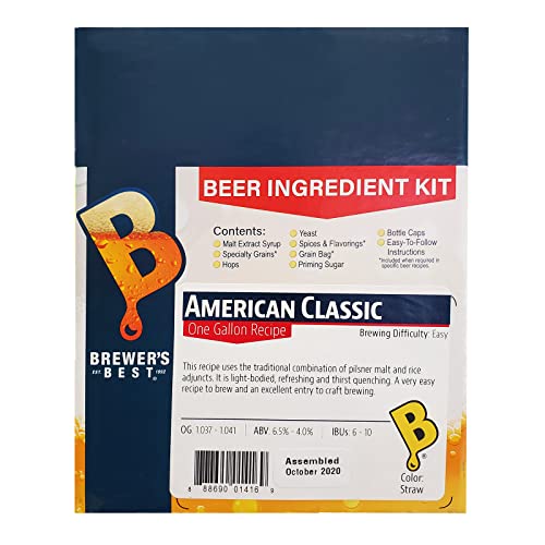 Home Brew Ohio Best One Gallon Home Brew Beer Ingredient Kit (American Classic) #TOP2