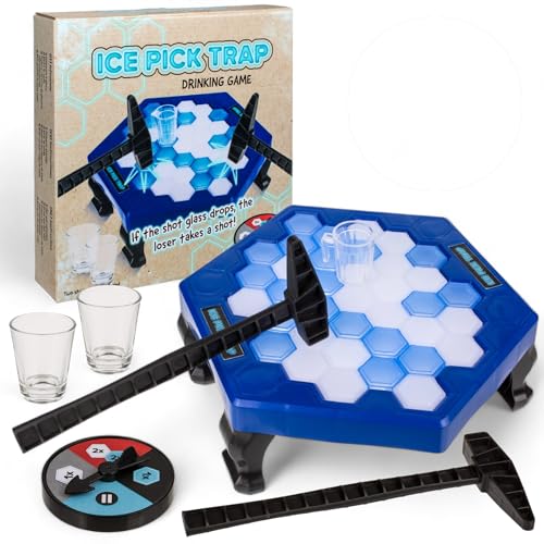 MIJOMA Juego de 49 piezas para fiestas de hielo con trampa para piolets