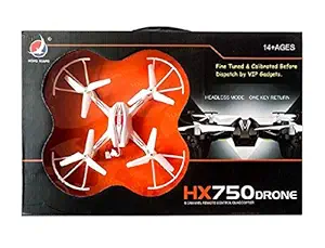 A khilona Ad Creative Hx-750 Rc Flying Remote Controlled Drone Without Camera (Multicolor) NEW