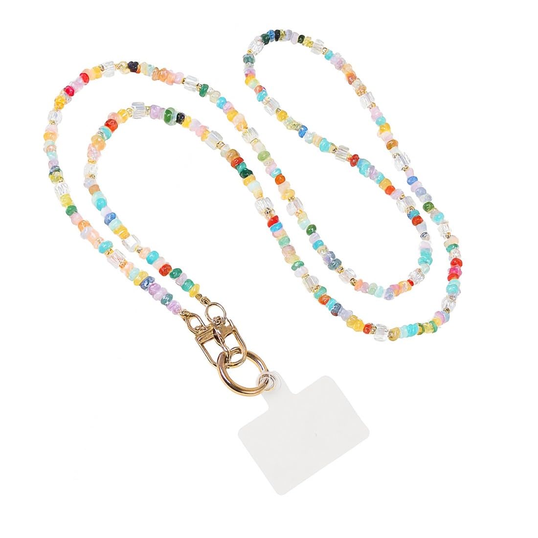 XFSRG Cordino Cellulare Con Perline Pastello – Laccio Da Polso Elegante E Colorato Per Smartphone, Regalo Perfetto Per Ragazze E Donne
