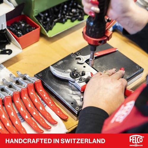 Felco F2 Pruning Shears – 9.25" Swiss-Made Garden Clippers for Professional Pruning | Hand Pruners for Gardening | Garden Tool Cutter with Precision Bypass Blade, Aluminum Body, Replaceable Parts