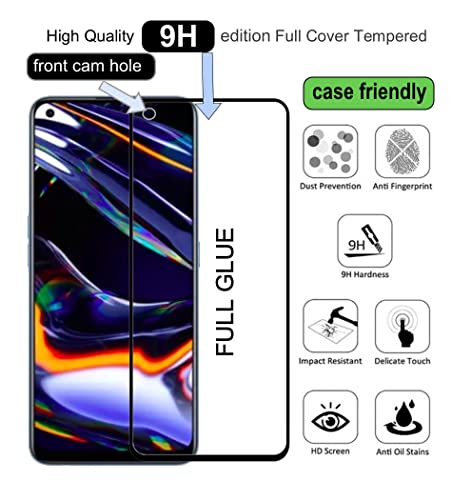 Image of FAD-E Tempered Glass Screen Protector Guard Compatible for OPPO K10 (4G)