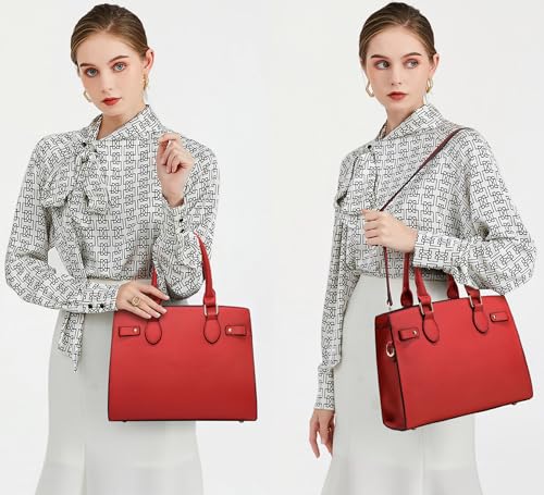 Bolso tote crossbody para mujer de cuero sintético miniatura 2