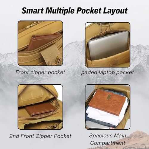 Image of KARRIER Denim Travel Backpack | Multipurpose Duffle, Trekking, Camping, Cycling, Tourist & Tactical Rucksack for Men & Women