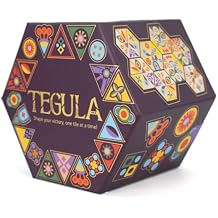Gibsons Games Tegula Family Strategy Game Hexagonal Tile Mosaic Game for Kids Age 8+, Includes 60 Tiles & 10 Action Cards, 2-6 Players, 20 Min Playtime