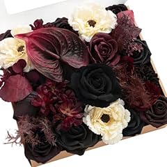 Red-burgundy & Black