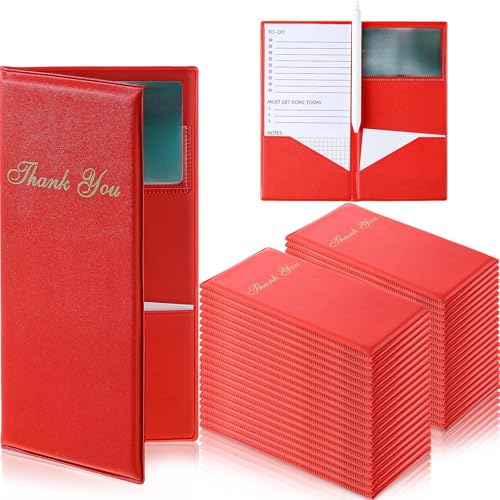 40 PCS Restaurant Check Presenters Bulk Guest Check Card Holder