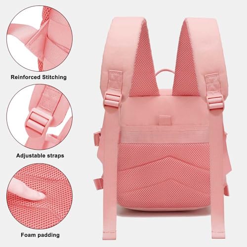 Image of 9L Mini Backpack for Men and Women, Small Backpack for Gym Hiking Travel Sports Running (Pink)