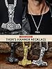 FaithHeart Thor's Hammer Pendant Necklace for Men Stainless Steel Mjolnir Charm Norse Mythology Jewellery Viking Gifts for Man Male #4