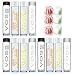 Voss Artesian Sparkling Water ,Flavored Water and Still water 375 ml Variety 12 pack including Jummybo custom mints