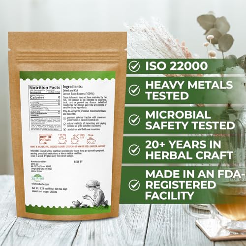 Image of 100 Bags Dried Lemongrass Tea Lemon Grass Leaf Herbal Tea Zacate De Limon (Cymbopogon) - 100 Count 1.5g Bags Lemongrass Chai Herb Limoncillo (Hierba Limon)