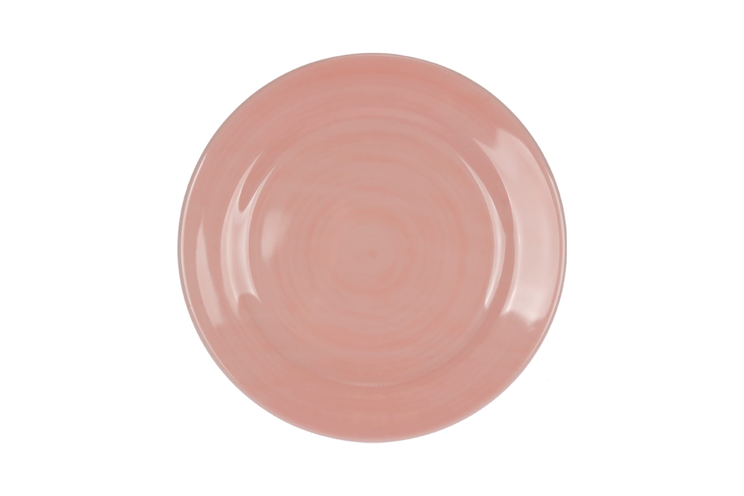 Geschirr-Set 100% Melamin Geschirr (4-24 teilig) Spring elfenbeinweiß/rosa rund (16)